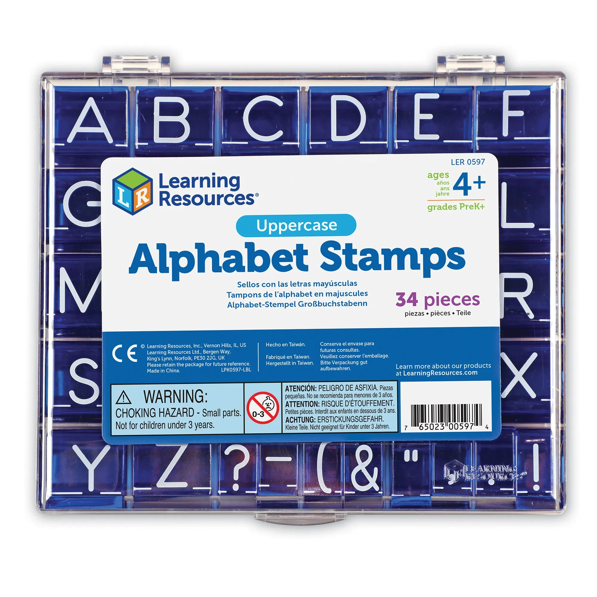 Uppercase Alphabet Stamps Set for Fun, Interactive Learning