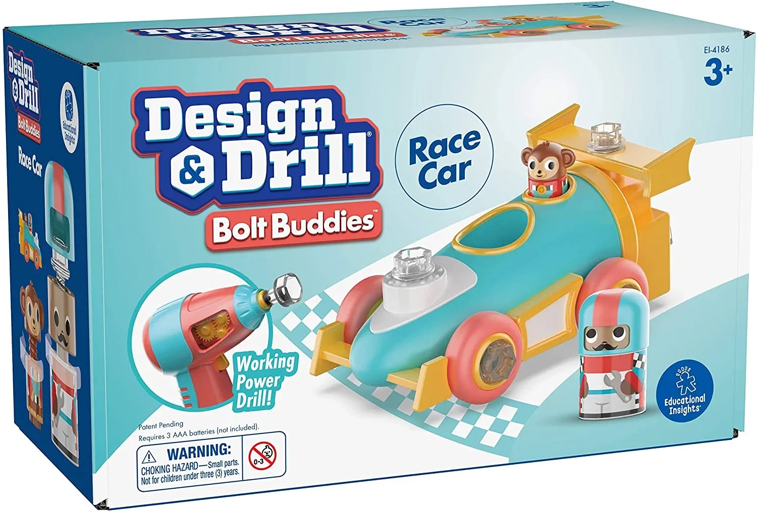 Design & Drill® Bolt Buddies® Race Car