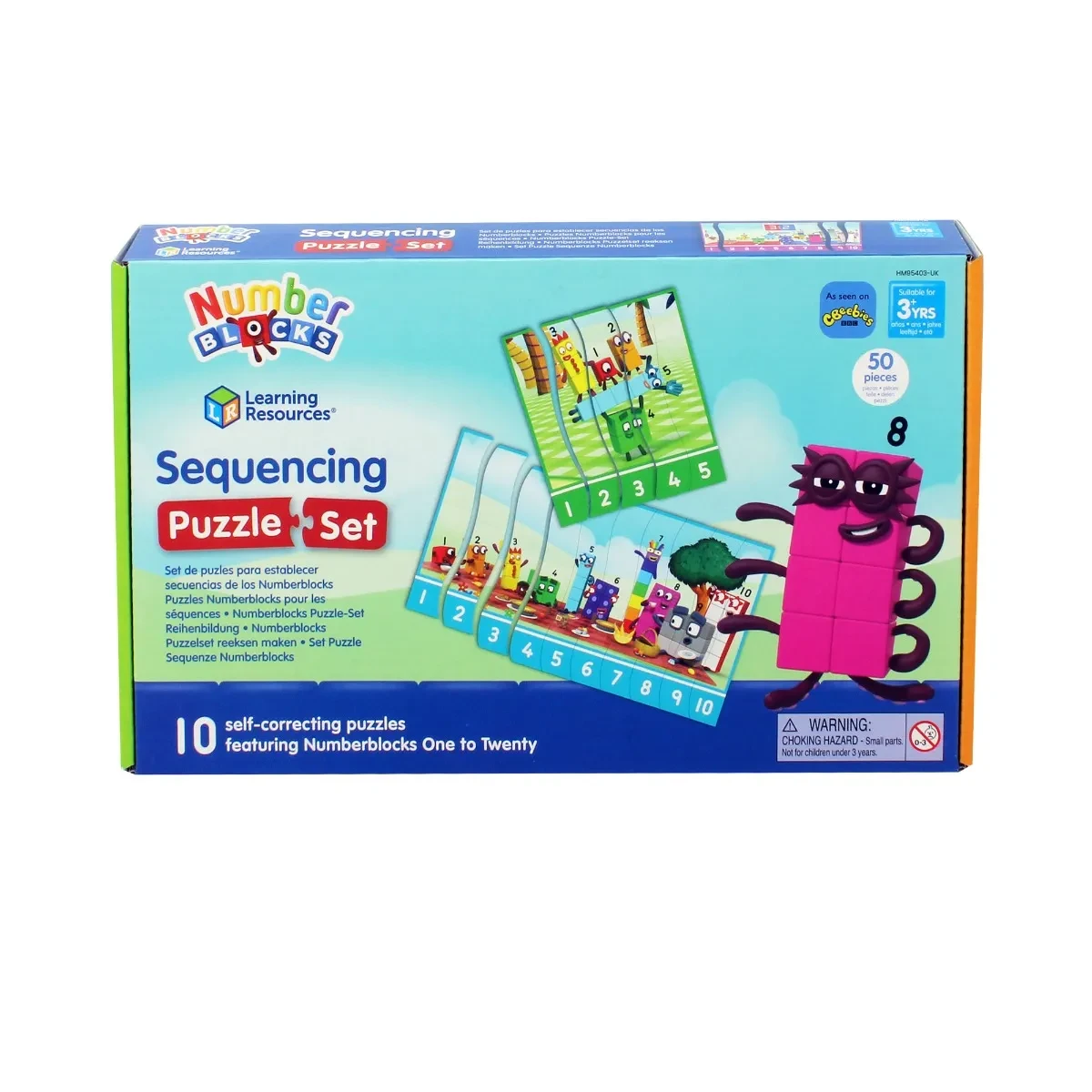 Numberblocks® Sequencing Puzzle Set for Interactive Number Learning