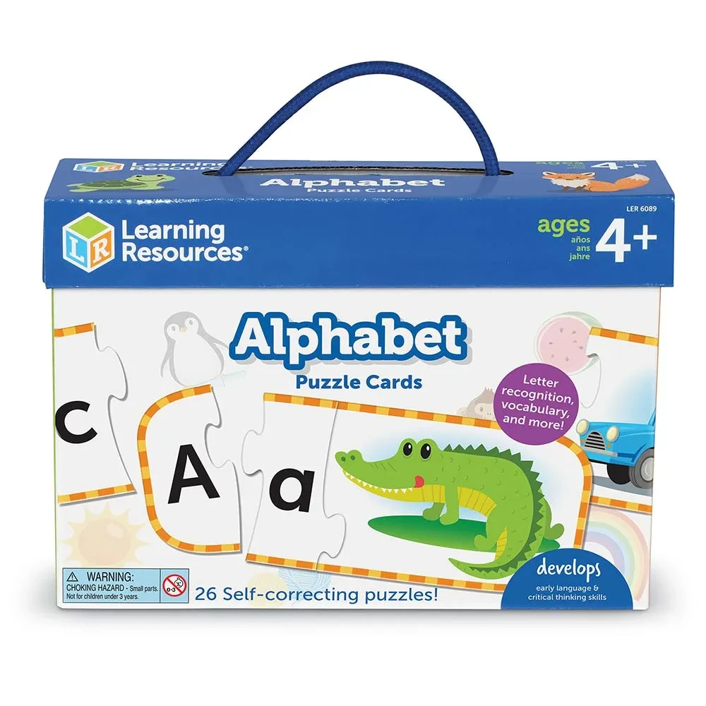 Upper & Lowercase Alphabet Puzzle Cards