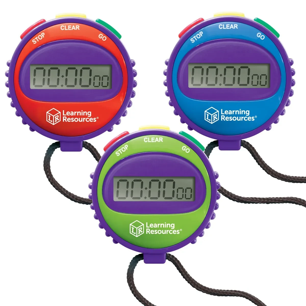 Simple Stopwatch (Set of 6) for Sports, and Event Timing