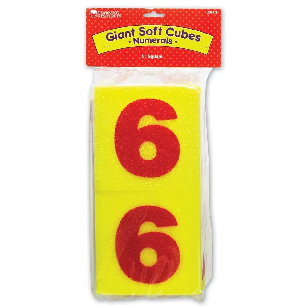 Giant Soft Number Cubes (Set of 2)