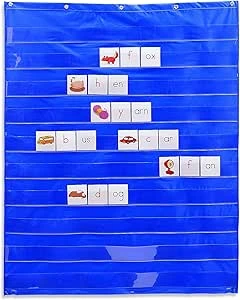 Standard Pocket Chart for Organizing Tasks and Visual Aids