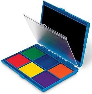 Jumbo 7-Colour Stamp Pad for Early Learning and Creativity