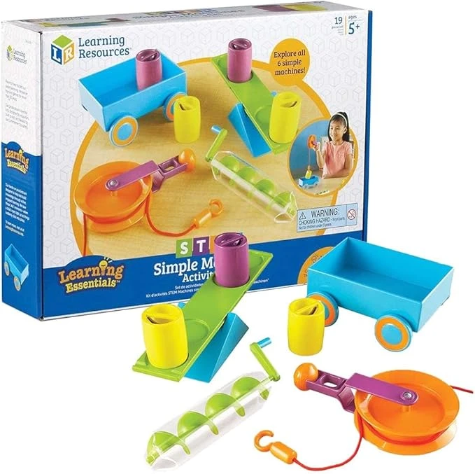 STEM Simple Machines Activity Set Hands On Learning for Kids