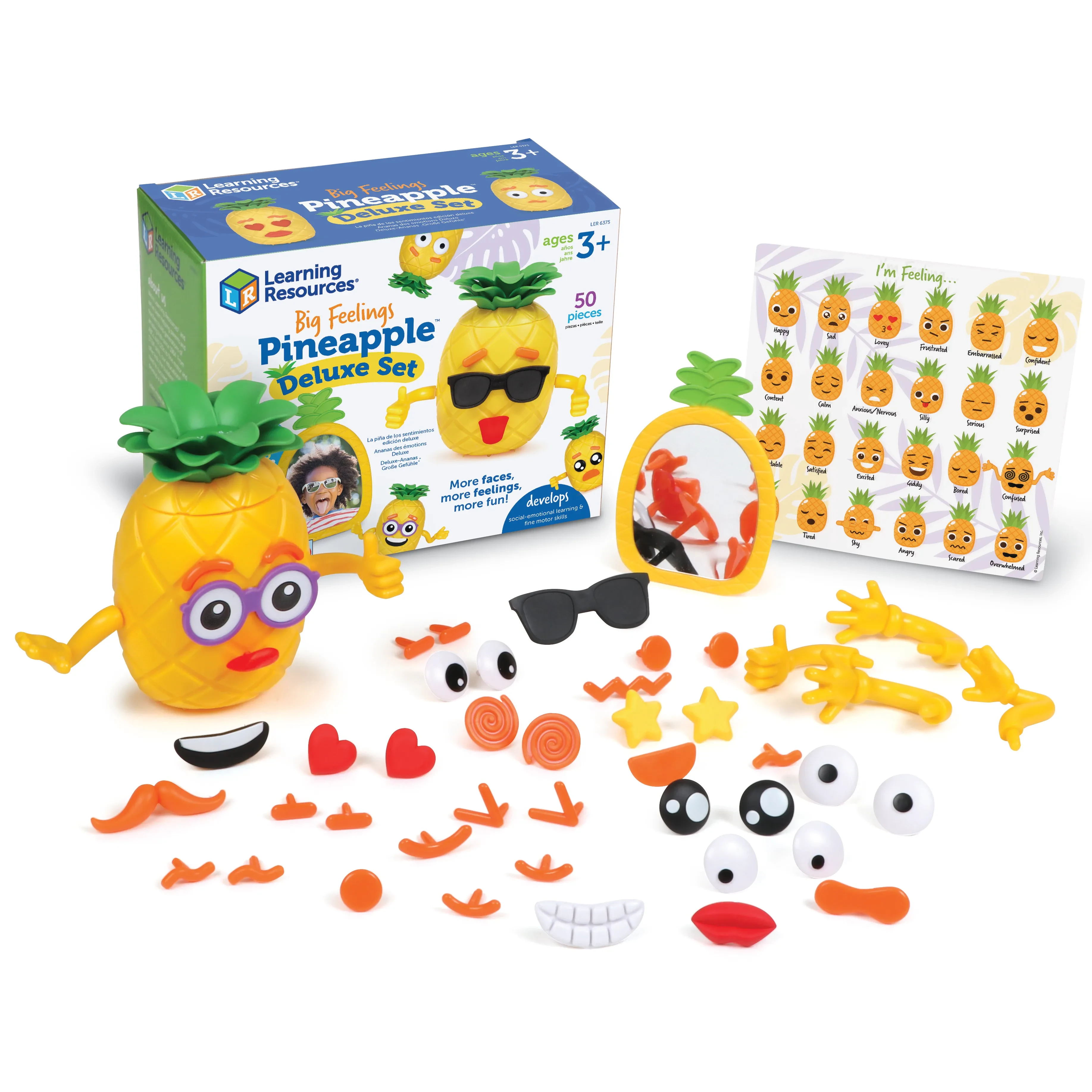 Big Feelings Pineapple Deluxe Set for Teaching Emotional Awareness to Kids