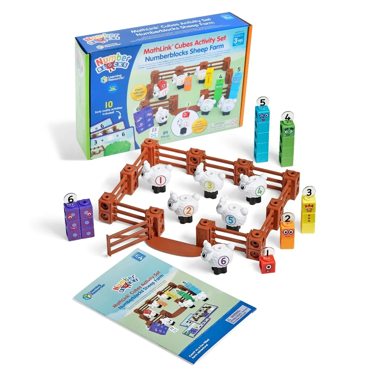 MathLink® Cubes Activity Set Numberblocks® Sheep Farm