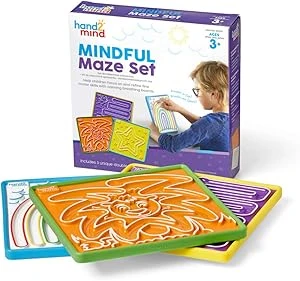 Mindful Maze Set for Calming and Focus Improvement