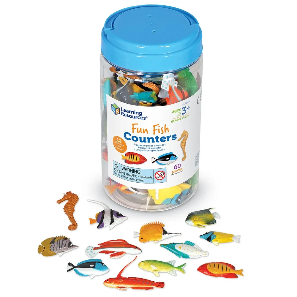 Fun Fish Counters (Set of 60)