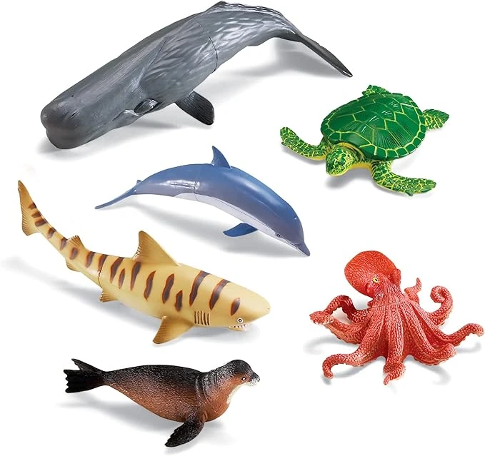 Jumbo Ocean Animals for Learning About Sea Life