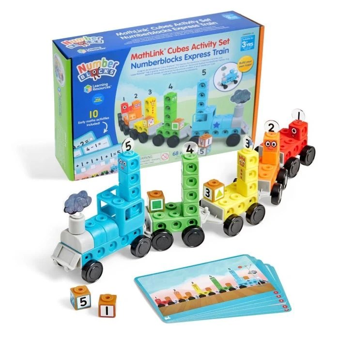 MathLink Cubes Activity Set Numberblocks Express Train for Kids