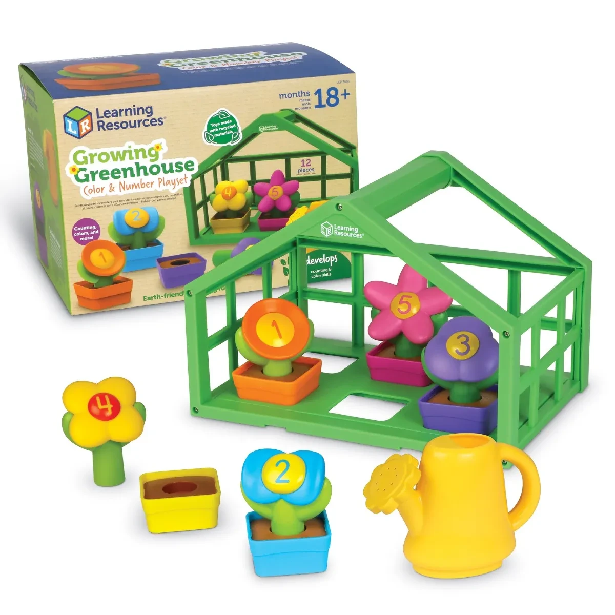 Growing Greenhouse Colour & Number Playset