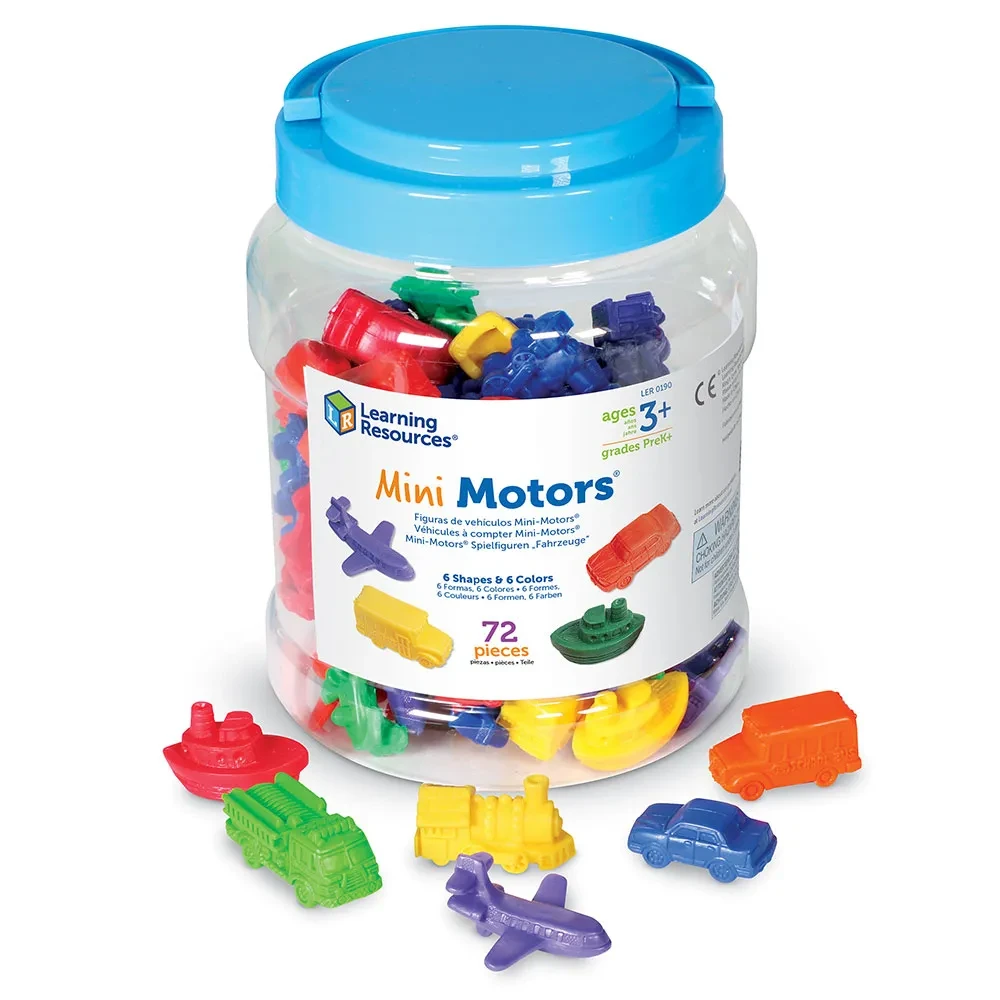 Mini Motors® Counters, Set of 72