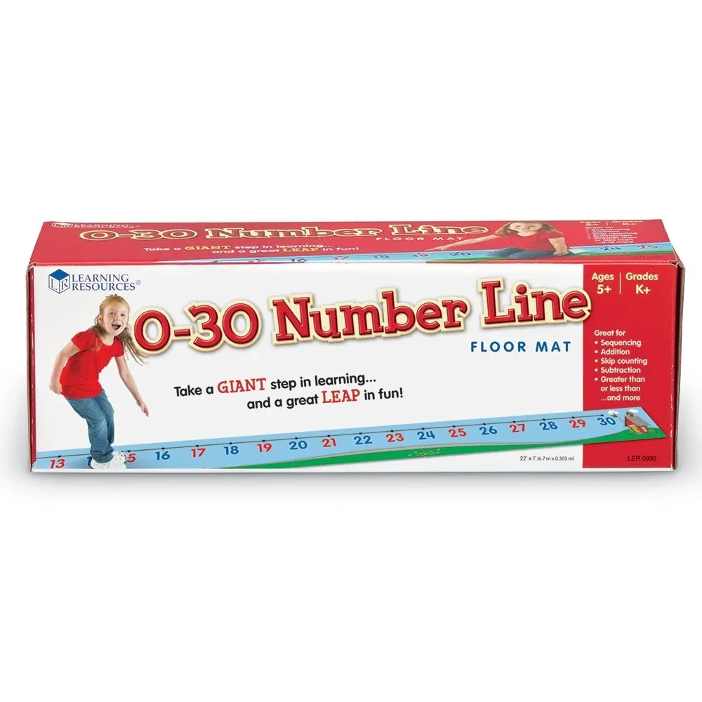 0-30 Number Line Floor Mat