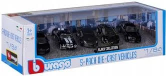 Bburago 1:64 5-Pack High-Quality Diecast Car Collection