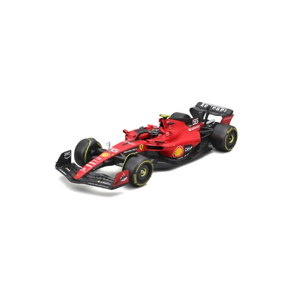 Ferrari F1-23 (2023) 1:24 Scale Diecast with Helmet Replica