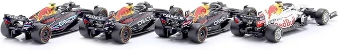 Red Bull Racing 1:43 4-Pack (Without Helmet or Stand) Diecast Collection