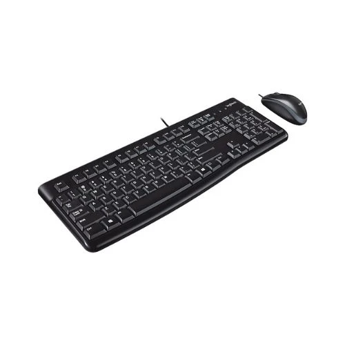 Logitech MK120 Wired Keyboard and Mouse Arabic/English – 920-002546 | Office Combo