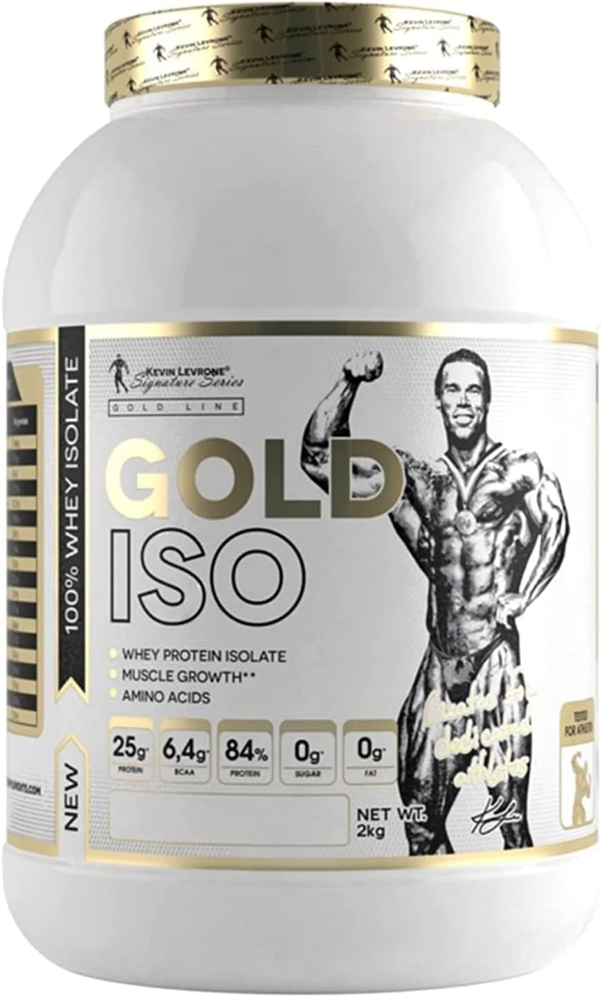 Kevin Levron, Gold ISO Whey Protein, Strawberry Flavour, 2KG