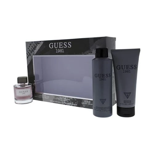 GUESS 1981 Men Gift Set – EDT 100ml + Shower Gel 200ml + Deodorant Spray