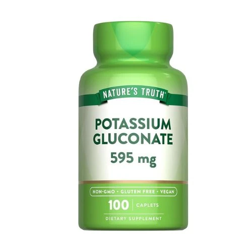 Nature's Truth Potassium Gluconate 595Mg | 100 Capsules
