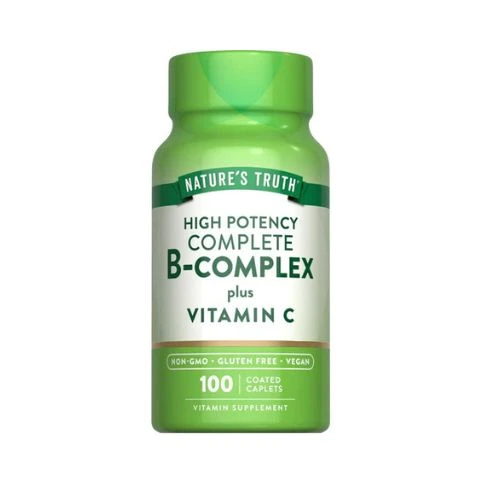 Nature's Truth, Complete B-Complex Plus, Vitamin C, Capsules 100