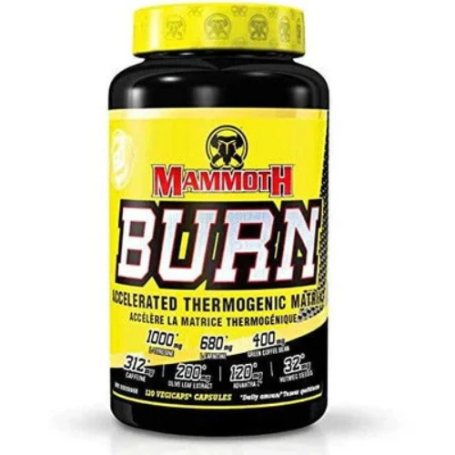 Mammoth, Burn Accelerated Thermogenic, 120 Cap,