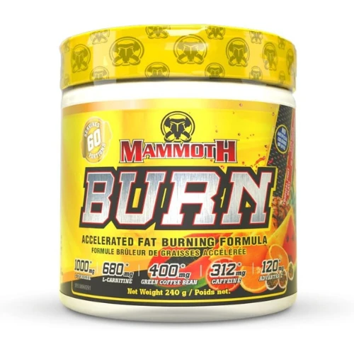 Mammoth, Accelerated Fat Burning Formula, 60 Servings,