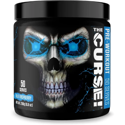 JNX Sports, Cobra Labs The Curse Pre-Workout Supplement, Blue Raspberry Ice, 50 Servings