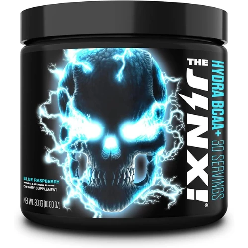 JNX Sports, The Jinx Hydra BCAA Post Workout Recovery Drink, Blue Raspberry, 30 Servings