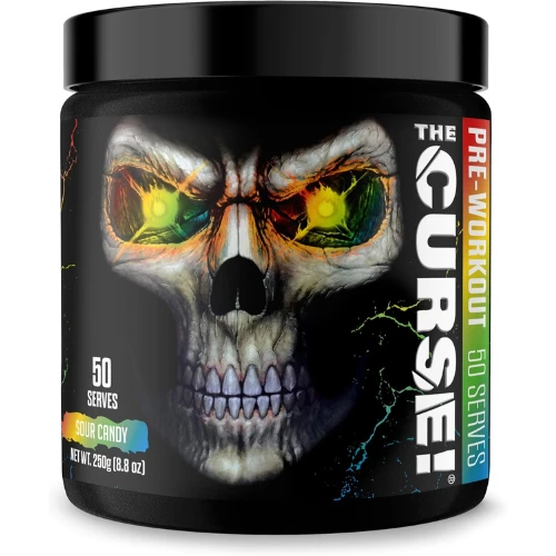 JNX SPORTS, Pre Workout Powder Boost Strength, Energy + Focus, Sour Candy, 50 Servings