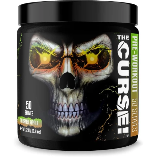 JNX SPORTS, Pre Workout Powder Boost Strength, Energy + Focus, Caramel Apple, 50 Servings