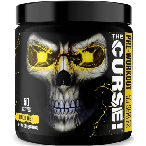 JNX SPORTS, Pre Workout Powder Boost Strength, Energy + Focus, Lemon Rush, 50 Servings