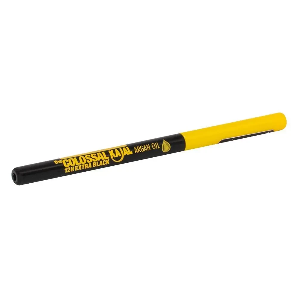 Maybelline New York Colossal Kajal/ Eyeliner with Argan Oil, Matte, Black, Pencil