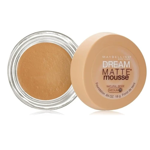 Maybelline Dream Matte Mousse Foundation, Natural Beige, 0.5 fl. oz.