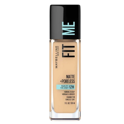 Maybelline New York Fit me Matte + Poreless Glass Foundation-128 Warm Nude
