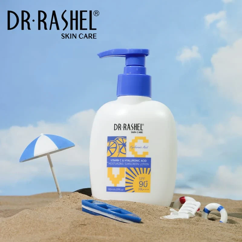 Dr. Rashel Vitamin C & Hyaluronic Acid Moisturizing Sunscreen Lotion SPF 90 PA+++
