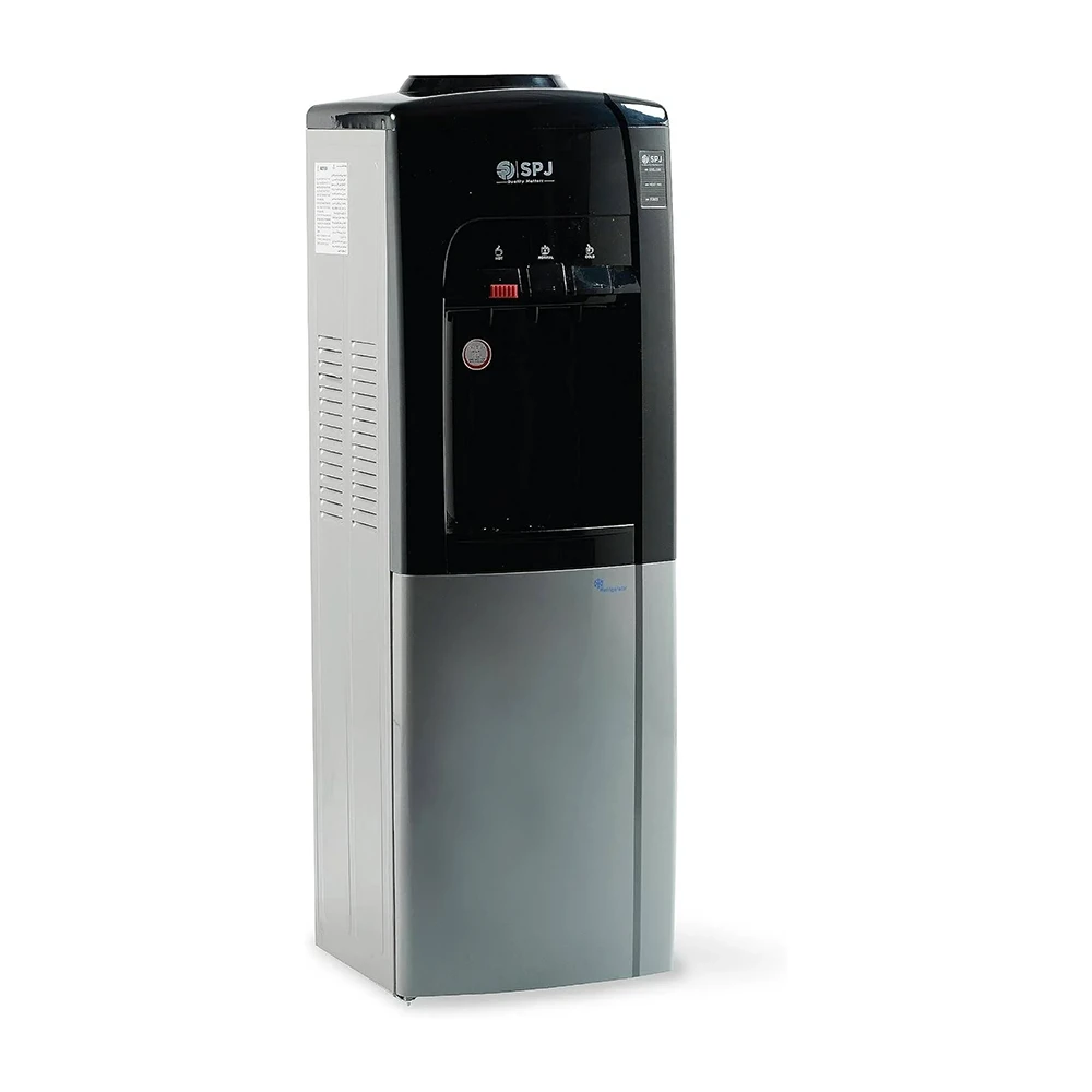 SPJ-Water Dispenser-SPJ-WDTX-BLRF008 SPJ WDTX-BLRF008 – Standing Water Dispenser with 12.5L Fridge | Hot, Cold & Normal Water