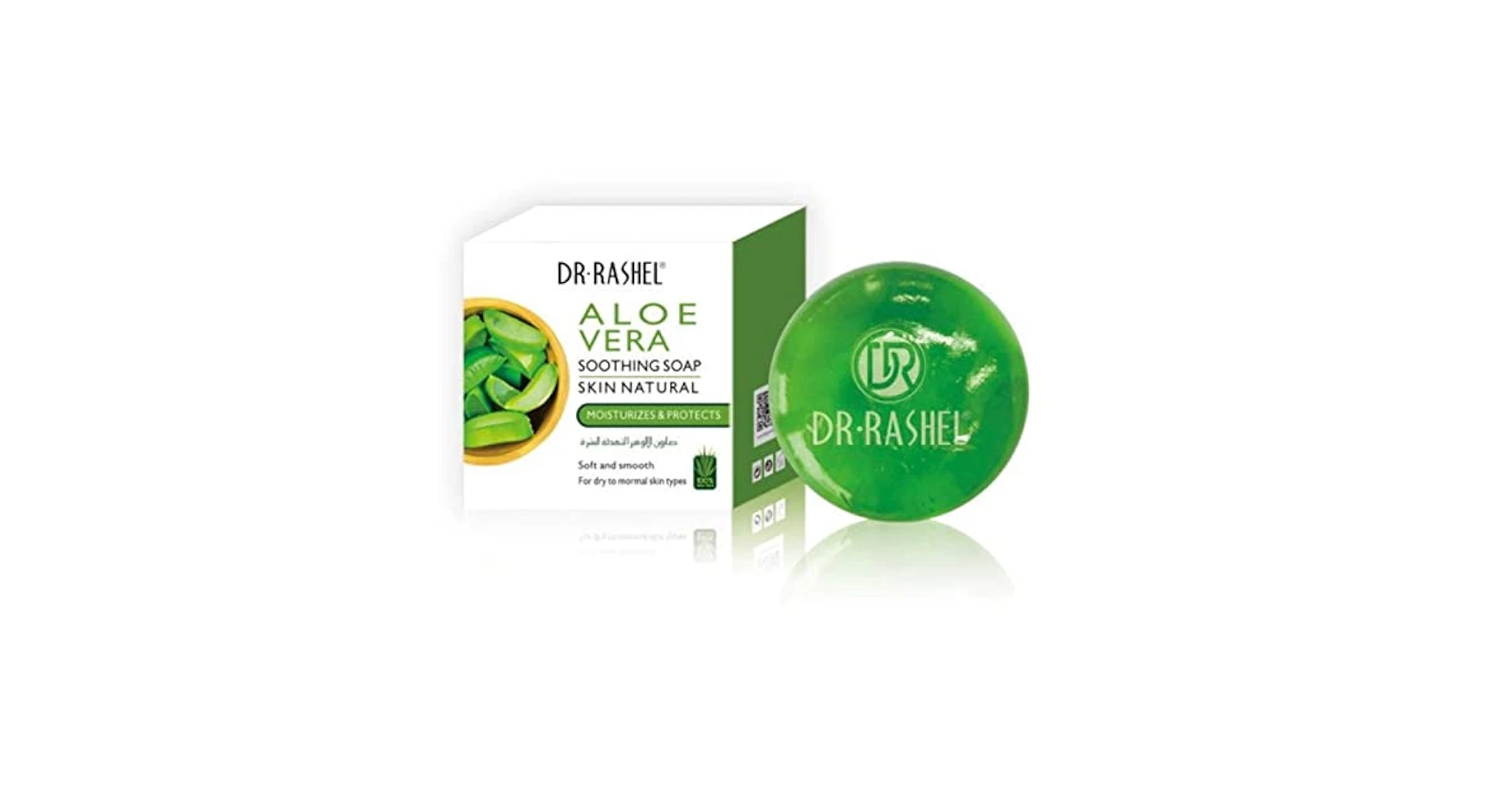 Dr.Rashel Aloe Vera Soothing Skin Natural Soap - 100gms