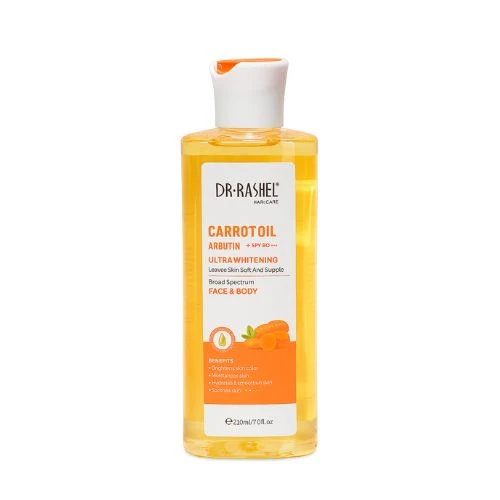 Dr. Rashel Arbutin Carrot Oil SPF 50+++ Face & Body – 210ml