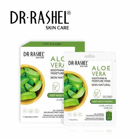 Dr. Rashel Aloe vera soothing & moisture mask 25g*10pcs