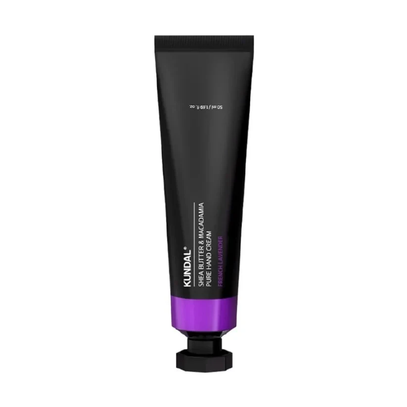KUNDAL SHEA BUTTER & MACADAMIA PURE HAND CREAM AROMA EDITION 50ML - FRENCH LAVENDER