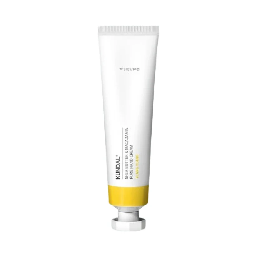 KUNDAL SHEA BUTTER & MACADAMIA PURE HAND CREAM 50ML - YLANG YLANG