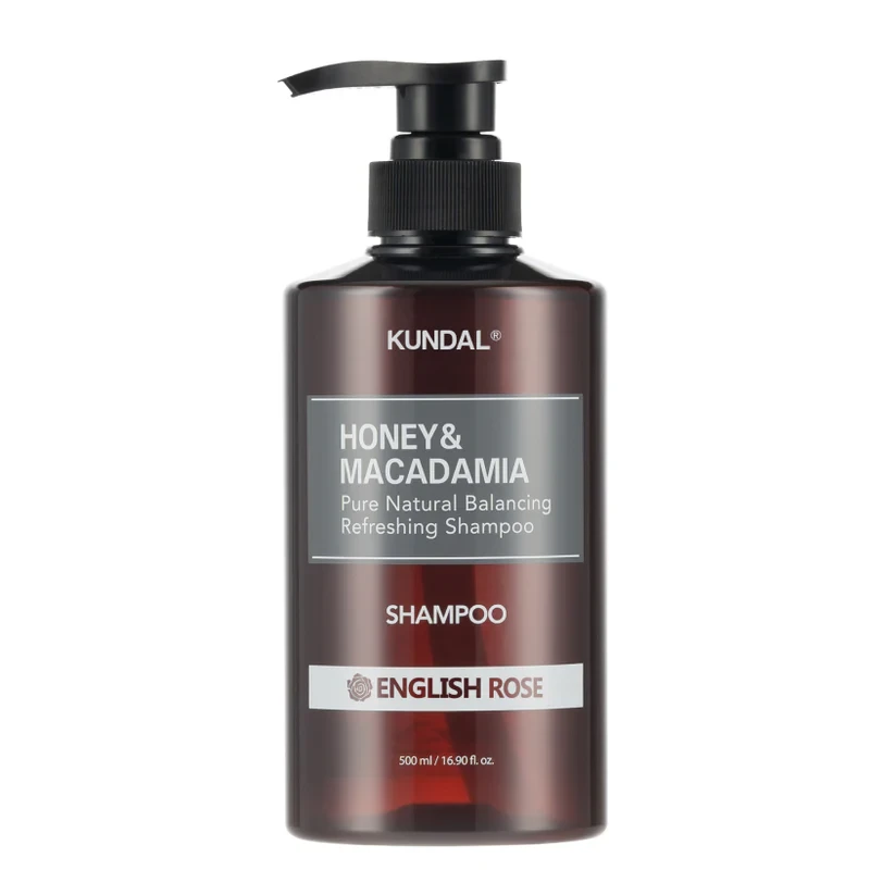 KUNDAL HONEY & MACADAMIA NATURE SHAMPOO 500ML - ENGLISH ROSE