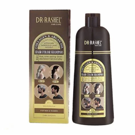 Dr. Rashel Hair color shampoo- Chestnut Brown 400ml