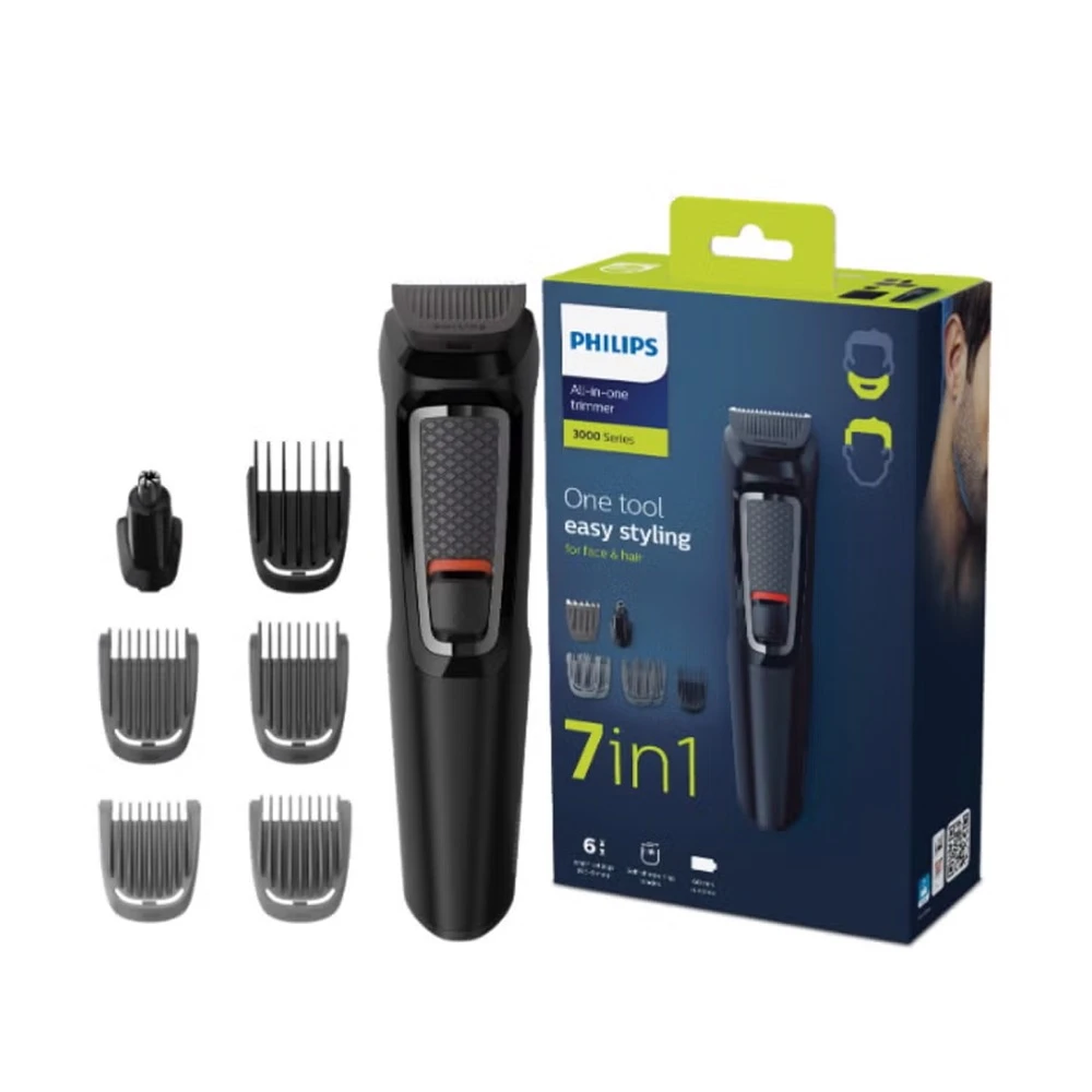 Philips 7-in-1 All-in-One Trimmer – Face & Hair Styling Kit (3000 Series)