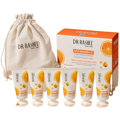 Dr. Rashel Vitamin C Brightening & Anti-Aging Skin Cleansing Mini Set