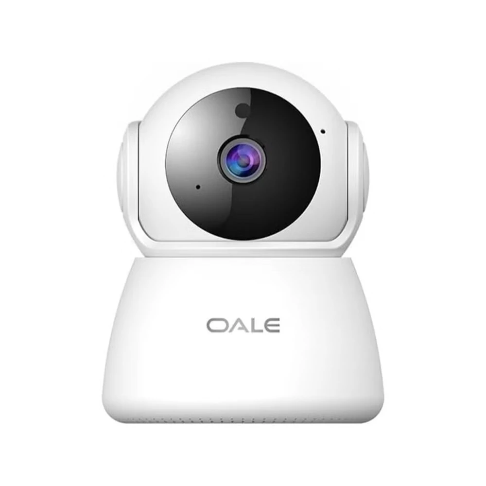 OALE iHome 01+ Wireless Security Camera – 360° Full View, HD Night Vision