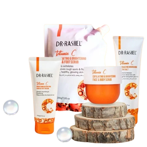 Dr. Rashel Vitamin C Exfoliating & Nourishing Body Cleansing Set