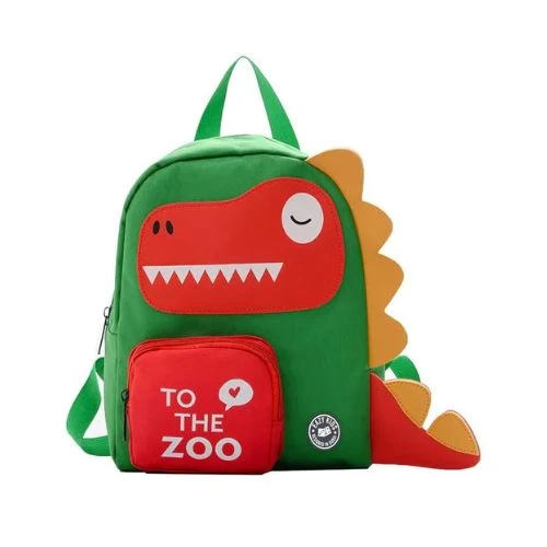 Steg aurous Dinosaur School Bag - Green